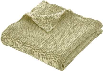 LeGer Home by Lena Gercke, LeGer Home by Lena Gercke Wohndecke »Hevin«, Tagesdecke im Baumwoll - Crinkle Effekt, Kuscheldecke, LeGer Home by Lena Gercke Wohndecke »Hevin«, Tagesdecke im Baumwoll-Crinkle-Effekt, Musselin, Kuscheldecke