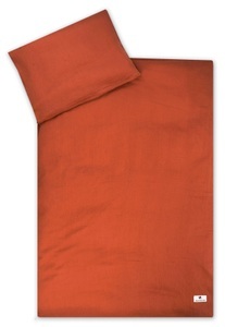 Julius Zöllner, JULIUS ZÖLLNER Bettwäsche Musselin rost 100 x 135 cm, Julius Zöllner Kinderbettwäsche »Baby- und Kinderbettwäsche aus 100% Musselin«, erhältlich in den Grössen 80x80+35x40cm und 100x135+40x60cm