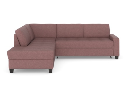 DOMO collection, DOMO collection Ecksofa »Florentina«, wahlweise mit Bettfunktion, DOMO collection Ecksofa »Florentina L-Form«, wahlweise mit Bettfunktion, mit Kontrastnaht