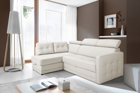 exxpo - sofa fashion, exxpo - sofa fashion Ecksofa, wahlweise mit Bettfunktion und Bettkasten, exxpo - sofa fashion Ecksofa »Arles, Federkern, OTTOs Choice, zeitlos, Breite 225cm, L-Form« wahlweise mit Bettfunktion und Bettkasten, inkl. Kopfteilverstellung