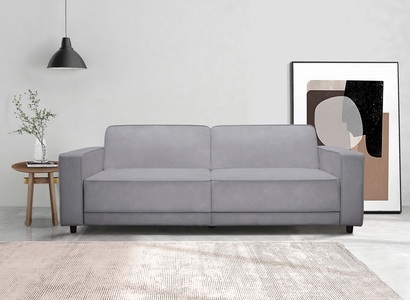 Dorel Home, Dorel Home 3-Sitzer »Allie Schlafsofa 225 cm«, Bett-Funktion (108/190cm), trendiger Cord o. pflegeleichter Velours, Dorel Home 3-Sitzer »ALLIE Schlafsofa 225 cm« Bett-Funktion (108/190cm), trendiger Cord o. pflegeleichter Velours