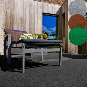 andiamo, Andiamo Kunstrasen »Edinburgh«, rechteckig, aus Nadelfilz, mit Drainagenoppen, für Balkon, Terasse, Wintergarten, Andiamo Kunstrasen »Edinburgh«, rechteckig, 4 mm Höhe, aus Nadelfilz, mit Drainagenoppen, für Balkon, Terasse, Wintergarten