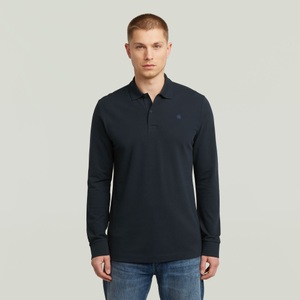 G-STAR Poloshirt »Dunda Slim Polo« langärmlig, mit Logo