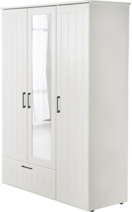 Roba, roba® Kleiderschrank »Sylt«, 3-türig mit Spiegeltür, Made in Europe, roba® Kleiderschrank »Sylt, Kinderkleiderschrank«, 3-türig mit Spiegeltür; Made in Europe