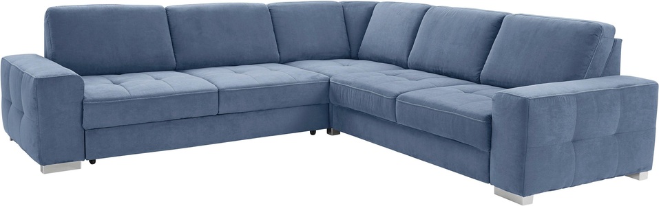 SIT&MORE, sit&more Ecksofa, sit&more Ecksofa »Santorini L-Form« mit Federkern und Sitztiefenverstellung, wahlweise mit Bettfunktion