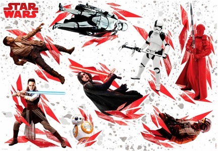 Komar, Komar Wandtattoo, Komar Wandtattoo »Star Wars The Last Jedi - Grösse 100 x 70 cm«, selbstklebend, Wandsticker, Kinderzimmer