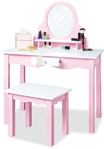 Pinolino, Pinolino Kinderschminktisch Jasmin inkl. Hocker, Pinolino Kinderschminktisch Jasmin inkl. Hocker
