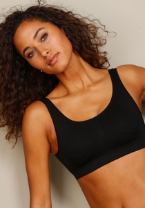 Lascana, LASCANA Bustier, aus weicher Microfaser, mit integrierten Pads, LASCANA Bustier, aus weicher Microfaser