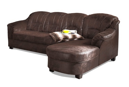 HOME AFFAIRE, Home affaire Ecksofa »Budapest«, wahlweise mit Bettfunktion, mit Recamiere oder Ottomane, 