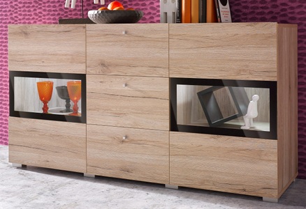 undefined, Sideboard »Baros«, Breite 132 cm, INOSIGN Sideboard »Baros«, Breite 132 cm