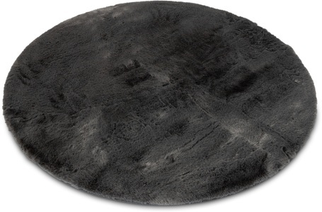 HOME AFFAIRE, Home affaire Fellteppich »Guidel«, fellförmig, Kunstfell, Kuschelteppich, Uni Farben, super weich, Wohnzimmer, my home Fellteppich »Guidel«, rund, 30 mm Höhe, Kunstfell, Kuschelteppich, Uni Farben, super weich, Wohnzimmer