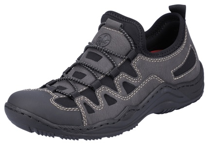 Rieker, Rieker Slip-On Sneaker, mit feiner Ziernaht, 