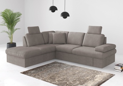 sit&more Ecksofa »Moreno«, mit Armteilverstellung,wahlweise mit Bettfunktion