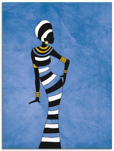 Artland Glasbild »Afrikanische Frau«
