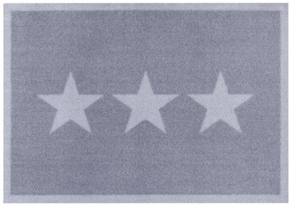Zala Living, Zala Living Teppich »Sterne«, rechteckig, 7 mm Höhe, Gemustert, Stars, Robust, Pflegeleicht, Eingangsbereich, Waschbar, Rutschhemmend, HANSE Home Fussmatte »Sterne, Türmatte«, rechteckig, 7 mm Höhe, Schmutzfangmatte, Innen und Aussen, Rutschfest, Wetterfest, Waschbar