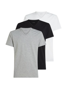 Calvin Klein Underwear T-Shirt »S/S V NECK 3PK«, (Packung, 3 tlg., 3er-Pack), mit Logo am Saum
