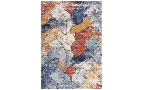 undefined, Teppich »Mista 53 Multi 140«, rechteckig, - mm Höhe, Carpet City Teppich »Mista 2553«, rechteckig, 9 mm Höhe, Kurzflor, Floral, Multicolor, Weich