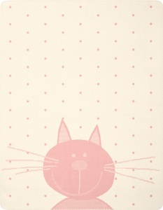 biederlack, Biederlack Babydecke Kitty, BIEDERLACK Babydecke »Kitty«, mit süsser Katze, Kuscheldecke