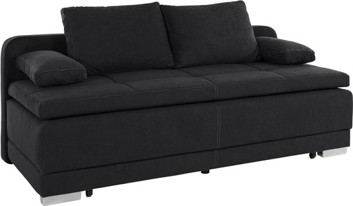 COLLECTION AB, COLLECTION AB Schlafsofa, mit Bettfunktion und Bettkasten, frei im Raum stellbar, inklusive loser Armlehn-und Rückenkissen, COLLECTION AB Schlafsofa »Berlin«, Bettfunktion und Bettkasten, lose Armlehn-und Rückenkissen