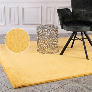 Carpet City, Carpet City Hochflor-Teppich »TOPIA400«, rechteckig, 21 mm Höhe, Carpet City Hochflor-Teppich »TOPIA 400«, rechteckig, 21 mm Höhe, Kunstfell-Teppich mit Kaninchenfell-Optik, Wohnzimmer, Schlafzimmer