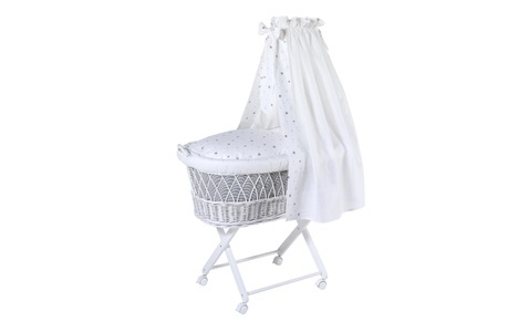 Schardt, SCHARDT Stubenwagen Babsi weiss lackiert, Schardt Babybett »Sterne«