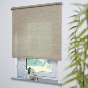 LIEDECO, Liedeco Springrollo »Springrollo, mit Dekor, lichtdurchlässig, Struktur natur sand«, Lichtschutz, Perlreflex-beschichtet, freihängend, Dekorrollo Hergestellt in Deutschland, Liedeco Springrollo »Springrollo, mit Dekor, lichtdurchlässig, Struktur natur sand«, Lichtschutz, Perlreflex-beschichtet, freihängend, Dekorrollo Hergestellt in Deutschland