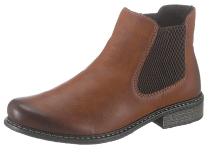 Rieker, Rieker Chelseaboots, Rieker Chelseaboots, Stiefelette, Boots, Blockabsatz, in klassischer Optik