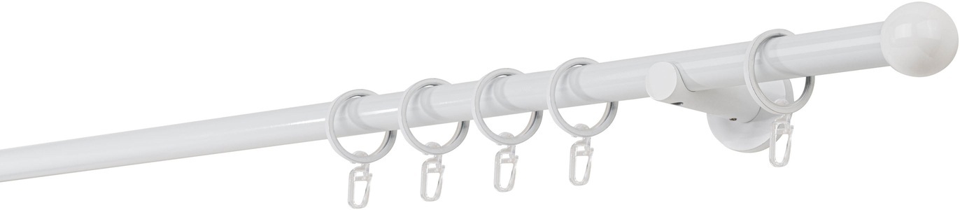 mydeco, mydeco Gardinenstange »20mm Ball Wandträger 6,5 cm«, Fixmass, mydeco Gardinenstange »20mm Ball Wandträger 6,5 cm«, Fixmass
