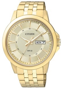 Citizen, Citizen Quarzuhr »BF2013-56PE«, Citizen Quarzuhr, Armbanduhr, Herrenuhr, Damenuhr, Edelstahlarmband, Datum