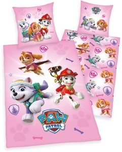 Herding Heimtextil, Herding Bettwäsche Paw Patrol, PAW PATROL Kinderbettwäsche »Paw Patrol« 2 Stk. tlg. mit tollem Motiv