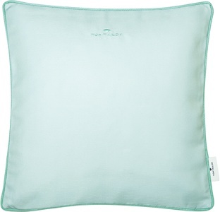 Tom Tailor, TOM TAILOR Kissenhülle »Dove Signature«, (1 St.), Tom Tailor Kissenhülle , T-Dovesignature75350-090-40-40 , Jadegrün , Textil , Uni , 40 cm , hochwertige Qualität , 003021128912