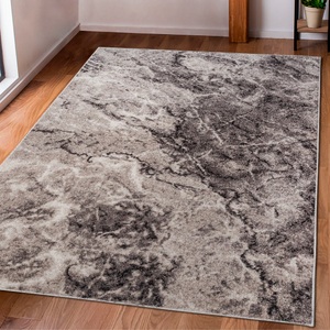 Home affaire Teppich »Saniel«, rechteckig, 9 mm Höhe, mit besonders weichem Flor, Kurzflor, Marmor-Optik