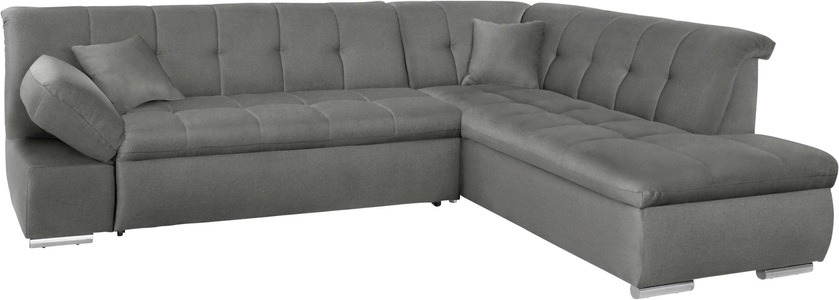 DOMO collection, DOMO collection Ecksofa, DOMO collection Ecksofa »Mona L-Form bequem und komfortabel, Breite 271cm, L-Form« wahlweise mit Bett- und Armlehnfunktion