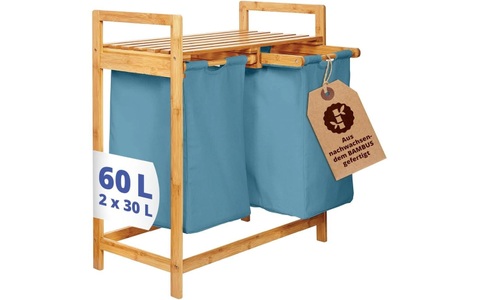 Lumaland Wäschekorb »Bambus 60 l«