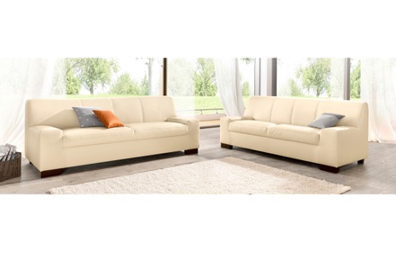 DOMO collection, DOMO collection Sitzgruppe (Set, 2-tlg), DOMO collection Polstergarnitur »Norma Top«, (Set), bestehend aus einem 2-Sitzer und einem 3-Sitzer