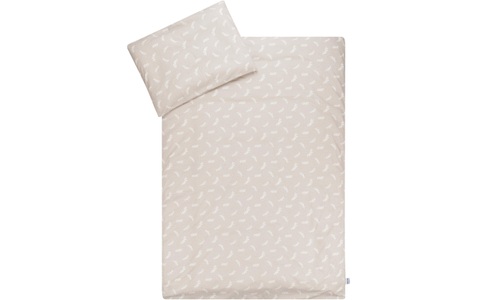 Julius Zöllner, JULIUS ZÖLLNER Jersey-Bettwäsche Twiggy 100 x 135 cm, Zöllner Kinderbettwäscheset 100/135 cm , 8460161440 , Taupe , Textil , Blätter , 100 cm , Jersey , bügelfrei, hautfreundlich, schadstoffgeprüft, weiche und anschmiegsame Oberfläche , 003309029601
