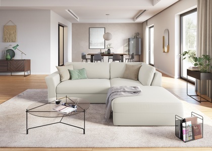 sit&more Ecksofa, inklusive Sitztiefenverstellung