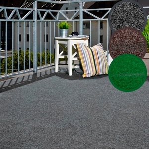 andiamo, Andiamo Kunstrasen »Aberdeen«, rechteckig, aus Nadelfilz, mit Drainagenoppen, für Balkon, Terasse, Wintergarten, Andiamo Kunstrasen »Aberdeen«, rechteckig, 10 mm Höhe, aus Nadelfilz, mit Drainagenoppen, für Balkon, Terasse, Wintergarten