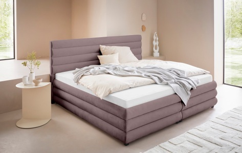 LeGer Home by Lena Gercke, LeGer Home by Lena Gercke Polsterbett »Maylis«, wahlweise mit und ohne Matratze und Lattenrost, incl. Bettkasten, 3 Matratzenarten bis zu 3 Härtegrade, auch in 200cm Breite, LeGer Home by Lena Gercke Polsterbett »Maylis«, wahlweise mit und ohne Matratze und Lattenrost, auch in 200cm Breite