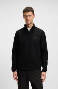 BOSS Sweatjacke »Mix&Match Jacket Z«, mit Kontrastnaht am Ärmel
