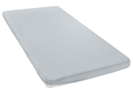MY HOME, Spannbettlaken »Jersey«, my home, my home Spannbettlaken »Litschi«, (1 St.), für Topper auf Boxspringbetten geeignet, 100% Baumwolle, Topper Spannbettlaken aus Jersey mit Gummizug, Made in Green zertifiziert