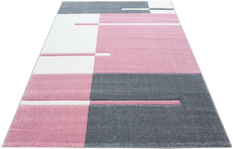 Ayyildiz Teppiche, Ayyildiz Teppiche Teppich »Hawaii 1310«, rechteckig, handgearbeiteter Konturenschnitt, Wohnzimmer, Ayyildiz Teppiche Teppich »Hawaii 1310«, rechteckig, 13 mm Höhe, handgearbeiteter Konturenschnitt, Wohnzimmer