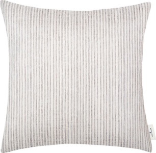 Tom Tailor, TOM TAILOR Kissenhülle »Fresh Stripe«, (1 St.), mit modernem Streifendessin, Zierkissenbezug Fresh Stripe Grau Polyester 50 cm 50 cm