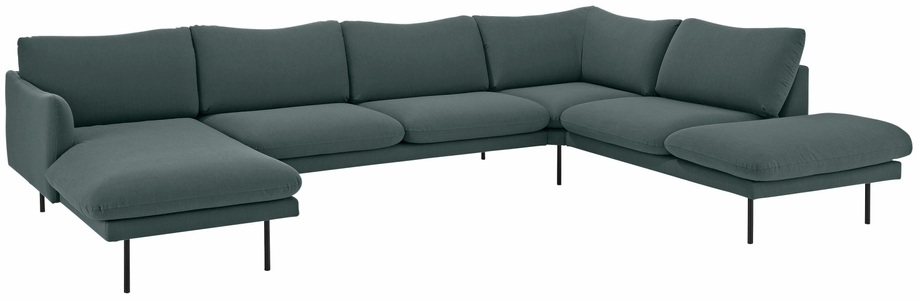 ANDAS, andas Wohnlandschaft »Mavis«, mit losen Sitz- und Rückenkissen, skandinavischer Stil, 