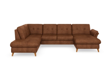 sit&more Wohnlandschaft »Göteborg«, inklusive Sitztiefenverstellung und Federkern, wahlweise mit Bettfunktion und Bettkasten