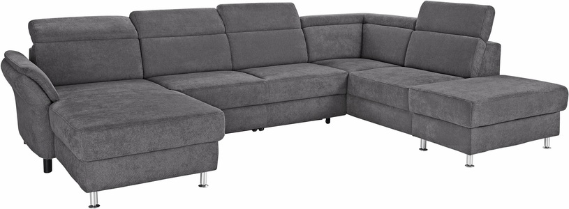 SIT&MORE, sit&more Wohnlandschaft, sit&more Wohnlandschaft »Avignon U-Form« wahlweise mit Bettfunktion und Stauraum, inklusive Kopfteilverstellung