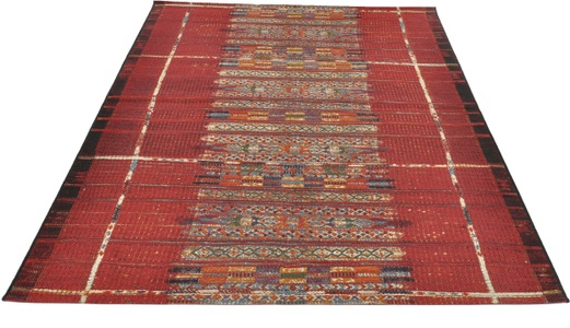 GINO FALCONE, Gino Falcone Teppich »Outdoor-Africa 38«, rechteckig, 5 mm Höhe, Flachgewebe, In- und Outdoor geeignet, Wohnzimmer, Gino Falcone Teppich »Outdoor-Africa 38«, rechteckig, 5 mm Höhe, Flachgewebe, Ethno Style, In- und Outdoor geeignet