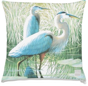 APELT, APELT Dekokissen »3983«, (1 St.), APELT - Zierkissen OUTDOOR-NATURE - aqua/grün - Polyacryl - 48/48 cm