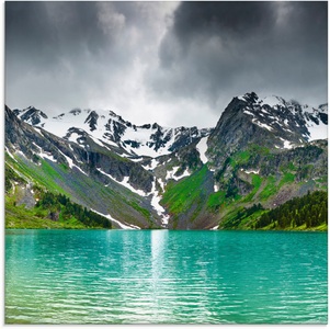 Artland Glasbild »Bergsee«