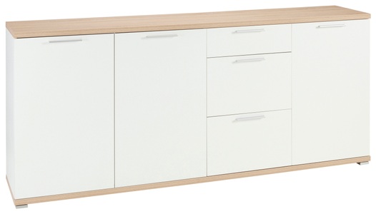 undefined, GERMANIA Sideboard »Top «, Breite 192 cm, Sideboard in Eiche/Weiss
